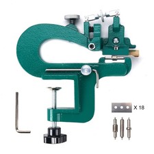 Leather Splitter Paring Machine Leather Craft Edge Skiving Machine with 18 Blade