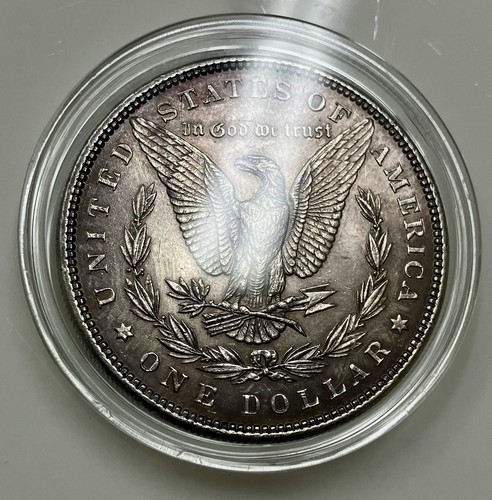 1885 p Morgan Silver Dollar BU - Toner - Picture 2 of 4