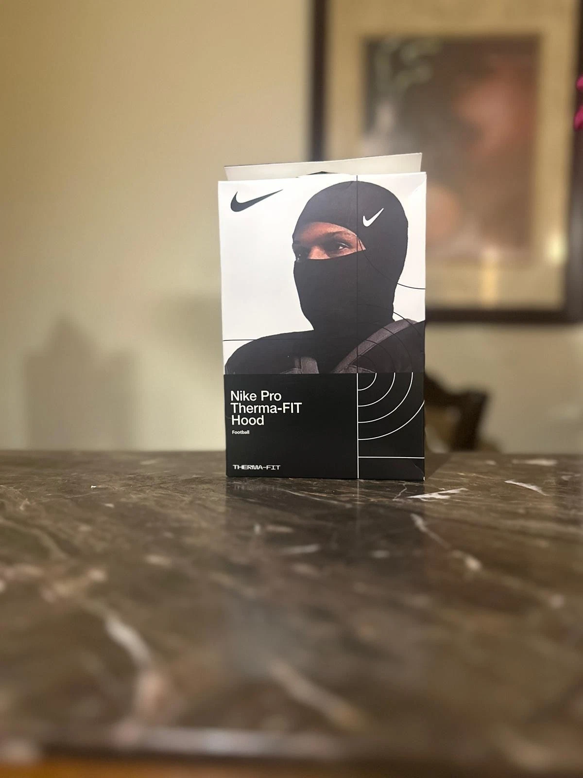 nike pro therma-fit hyperwarm hood ski mask black SHIPS SAME DAY!!!