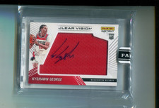 2024-25 Panini Instant Clear Vision Autographs Kyshawn George Rookie Auto 10/10