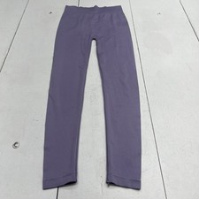 New Mix Purple Stretch Seamless Leggings Women's Size One Size