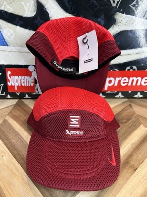 Supreme Nike Air Max Shox Panel Mesh Hat Cap OSFA Red DR8081-677 Red