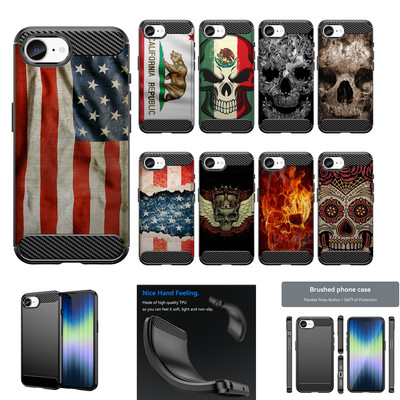 Case For [Apple iPhone 16E][Flex TPU Fiber SET1] Slim Flexible Shock