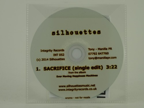 SILICON GOD EMOJI (A71) 1 Track Promo CD Single with Picture Sleeve DOMINO