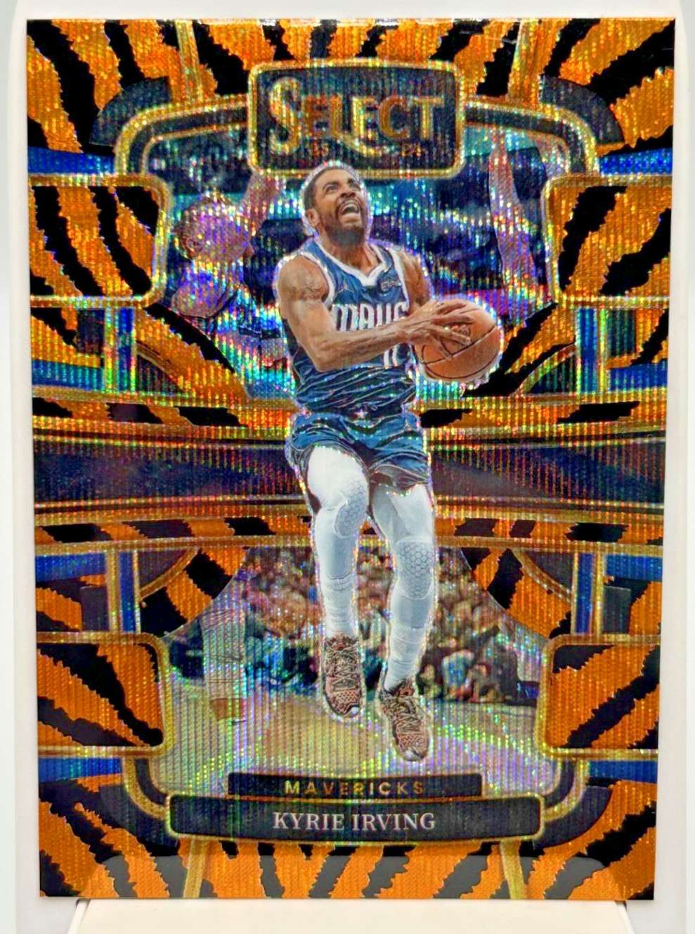 2023-24 Select Kyrie Irving SSP Tiger Prizms Concourse #21 Mavericks