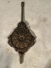 Antique Victorian Walnut Gingerbread Mantel Shelf Clock with Finial — listing 6