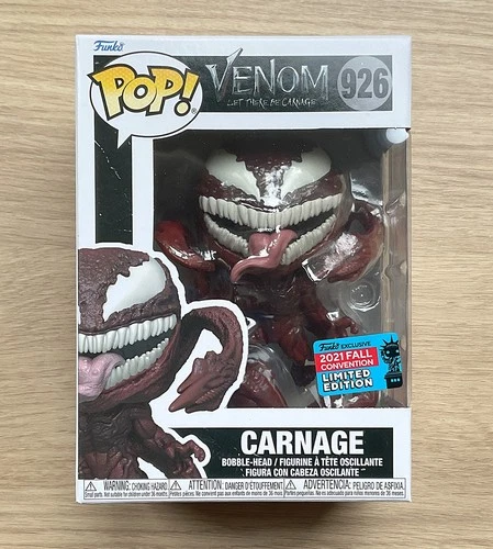 Funko Pop Marvel Venom - Carnage NYCC #926 + Protector Gratis