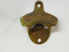 Antique Vintage COCA COLA Wall Mount CAST IRON Bottle Opener Starr X Made In USA