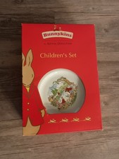 2003 Royal Doulton BUNNYKINS 3-piece Children's Set Cup Plate Bowl New In Box
