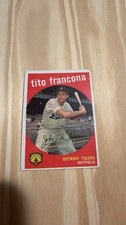 1959 Topps - Tito Francona #268 White Back