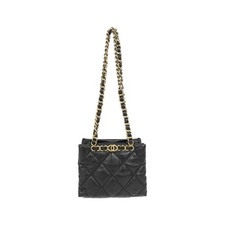 Chanel As3502 Lambskin Shoulder Bag Women Black One Size