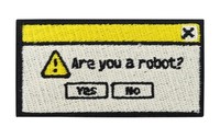 Patch Zum AufbüGeln - Are You A Robot? | Retro Gamer Lustiger AufnäHer BüGelbild