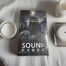 Sound Panda Gaming Earphones  SPE-G9 Light  detachable Mic  Blue  New Factory Sealed