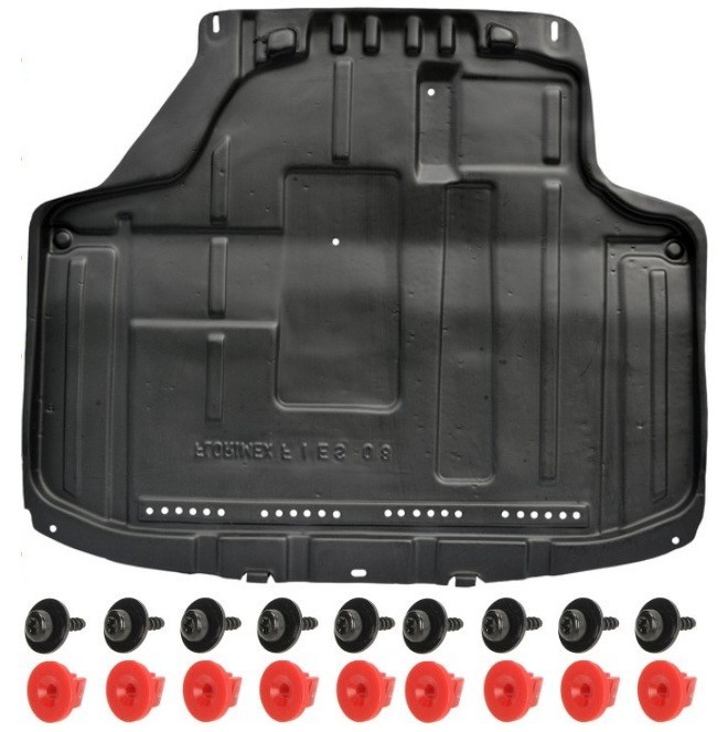 Cache moteur et protection sous moteur pour Ford Fiesta VI de 2008 à 2013