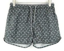Scotch Soda Ams Couture Mens Trunks Swimwear Grey Paisley W32 Regular