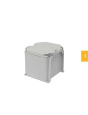 JBX666 6"x6"x6" PVC JUNCTION BOX GREY SCEPTER JBOX