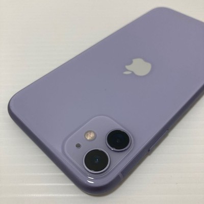 au iPhone 11 128GB A2221 MWM52J/A パープル SIMロック解除済 ジャンク