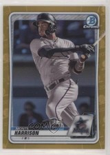 2020 Bowman Chrome Prospects Gold Refractor /50 Monte Harrison #BCP-156 1u6