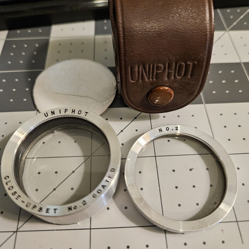 Uniphot TLR Close-Up Lens Set No. 2 – For unknown TLR Cameras, BiggerthanYashica