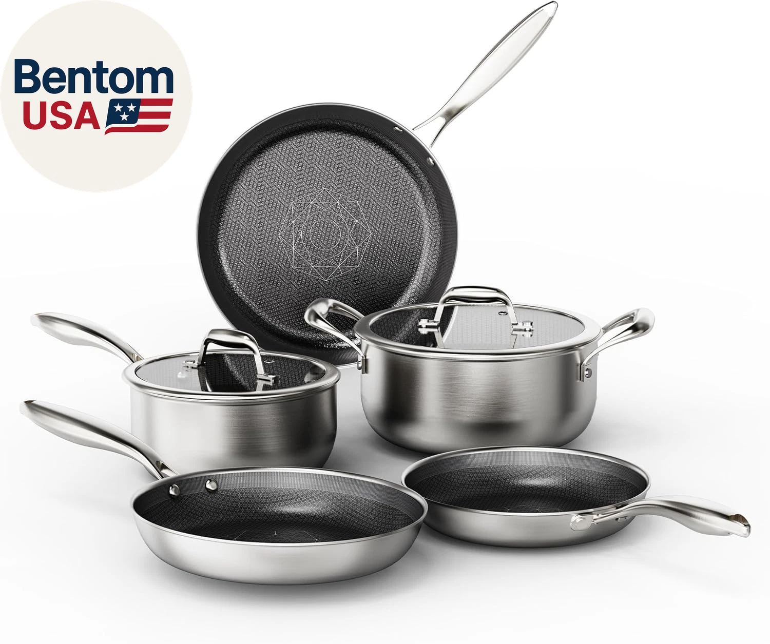 Stainless Steel 7PCS Cookware Set, Pots and Pans Set, Non Stick, Frying Pans, Sa
Opens in a new wind