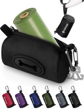 Dog Poop Bag Holder for Leash, Large Opening for Easy Pull Out, Doggy Poo Bag...
