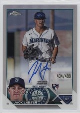 2023 Topps Chrome Rookie Auto Refractor 434/499 Jack Larsen #RA-JLA Auto 1d0h