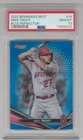 MIKE TROUT 2022 Bowman's Best #14 Blue Refractor #D/150 Angels *PSA GEM MINT 10*