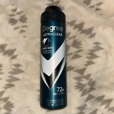 Degree Ultra Clear Black & White Mens Dry Spray Antiperspirant Deodorant, 3.8oz