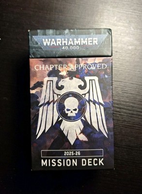 Warhammer 40000 Chapter Approved 2025-26 Mission Deck Englisch 10te Edition OOP