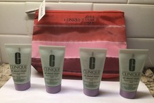 CLINIQUE All About Clean Set/4 4oz/120ml total  Cosmetic Bag NEW