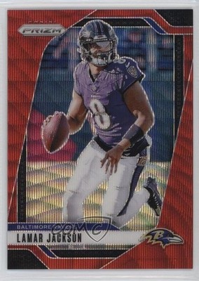 2024 Panini Prizm Red Wave Prizm 35/149 Lamar Jackson #19 0lu0