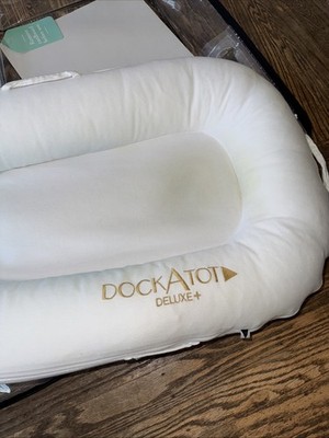 Dock A Tot Deluxe Plus Dock Baby Lounger 0-8 Months White