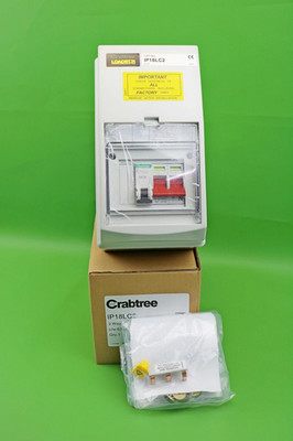 Crabtree Loadstar 2-fach isolierte Verbrauchereinheit 63A Netz & 1 x B50 MCB IP18LC2