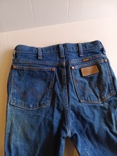 Mens Wrangler Cowboy Cut Slim Fit Jeans Dark Wash 29x38