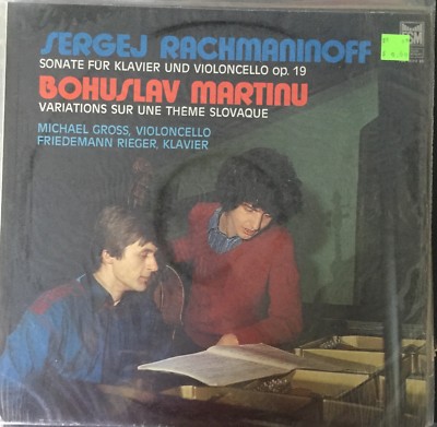  RACHMANINOFF-SONATE FUR KLAVIER UND VIOLONCELLO-MARTINU-VINYL-UNBEATABLE PRICES