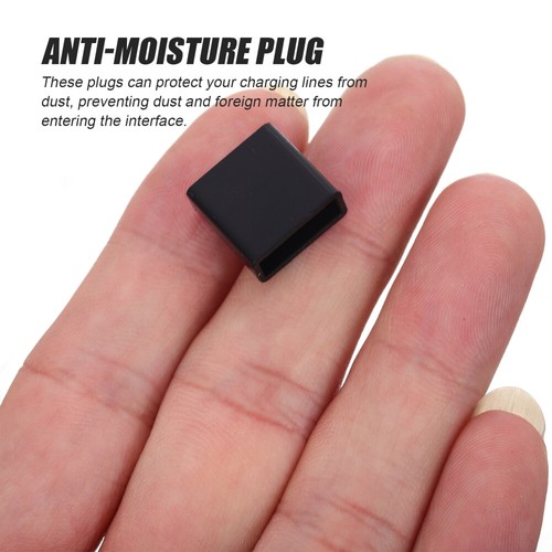 20 Pcs USB Male Anti Dust Covers Silicone Plugs for Data Protection - Photo 8/12