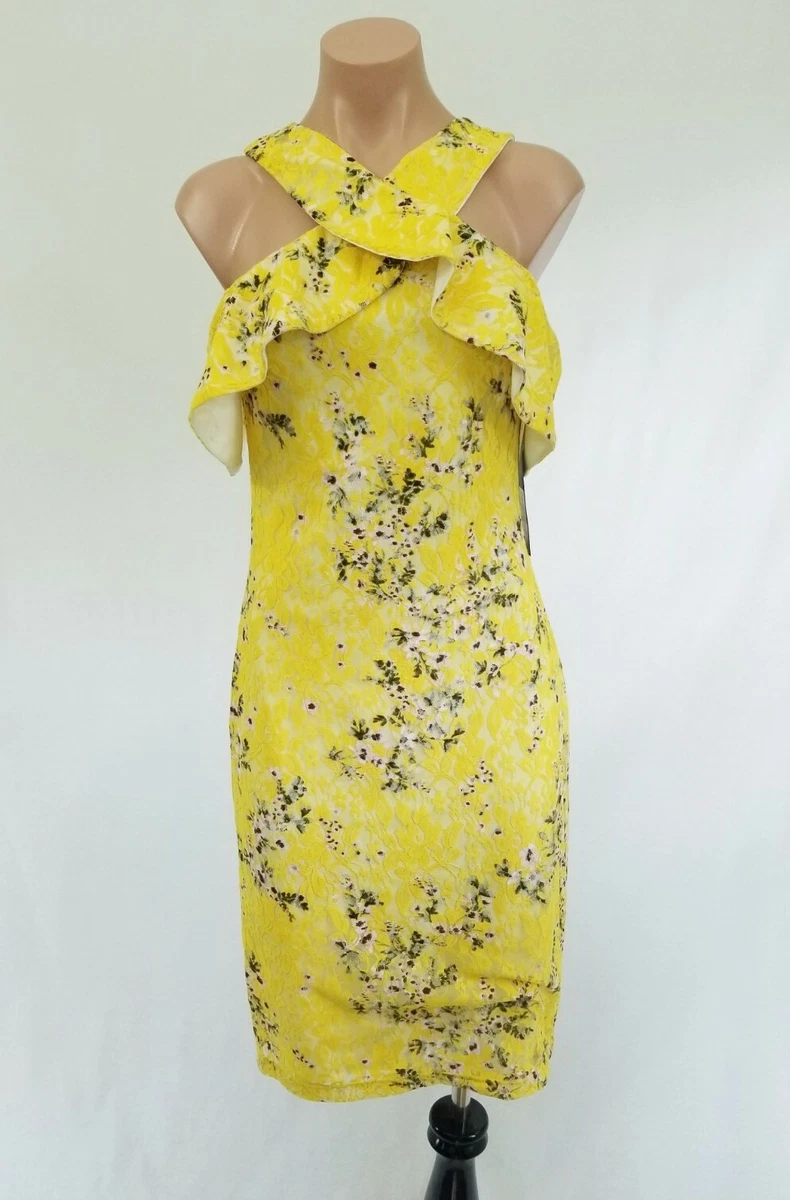 Rachel roy hotsell yellow dress