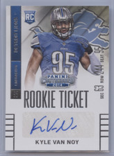 KYLE VAN NOY 2014 PANINI CONTENDERS ROOKIE TICKET AUTO PATRIOTS