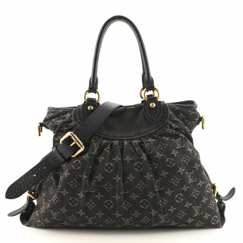 Louis Vuitton Neo Cabby Handbag Denim 