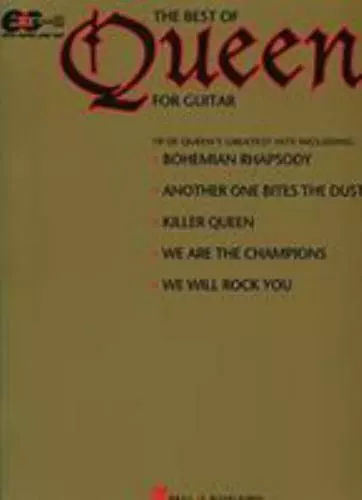 The Best Of Queen For Guitar, Livro de canções