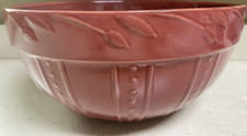 Signature Housewares “Sorrento” Burgundy 10” Mixing/Serving/Salad Bowl EXCELLENT