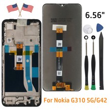 For Nokia G310 5G TA-1573 Display LCD Touch Screen Digitizer G42 TA-1581 Frame