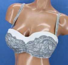 Valery C Underwire Padded Multi-way Balconette Bra Size 38D #D7996