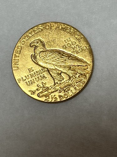 Goldmünze Indian Head Quarter Eagle 1915 2,5 $ 2,50 - Bild 2 von 6