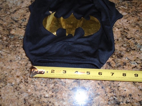 NUOVO DC COMICS ORIGINALS BATMAN BATGIRL CANE ANIMALE DOMESTICO COSTUME CON MANTELLO CANE PICCOLO TAGLIA L - Foto 13 di 13