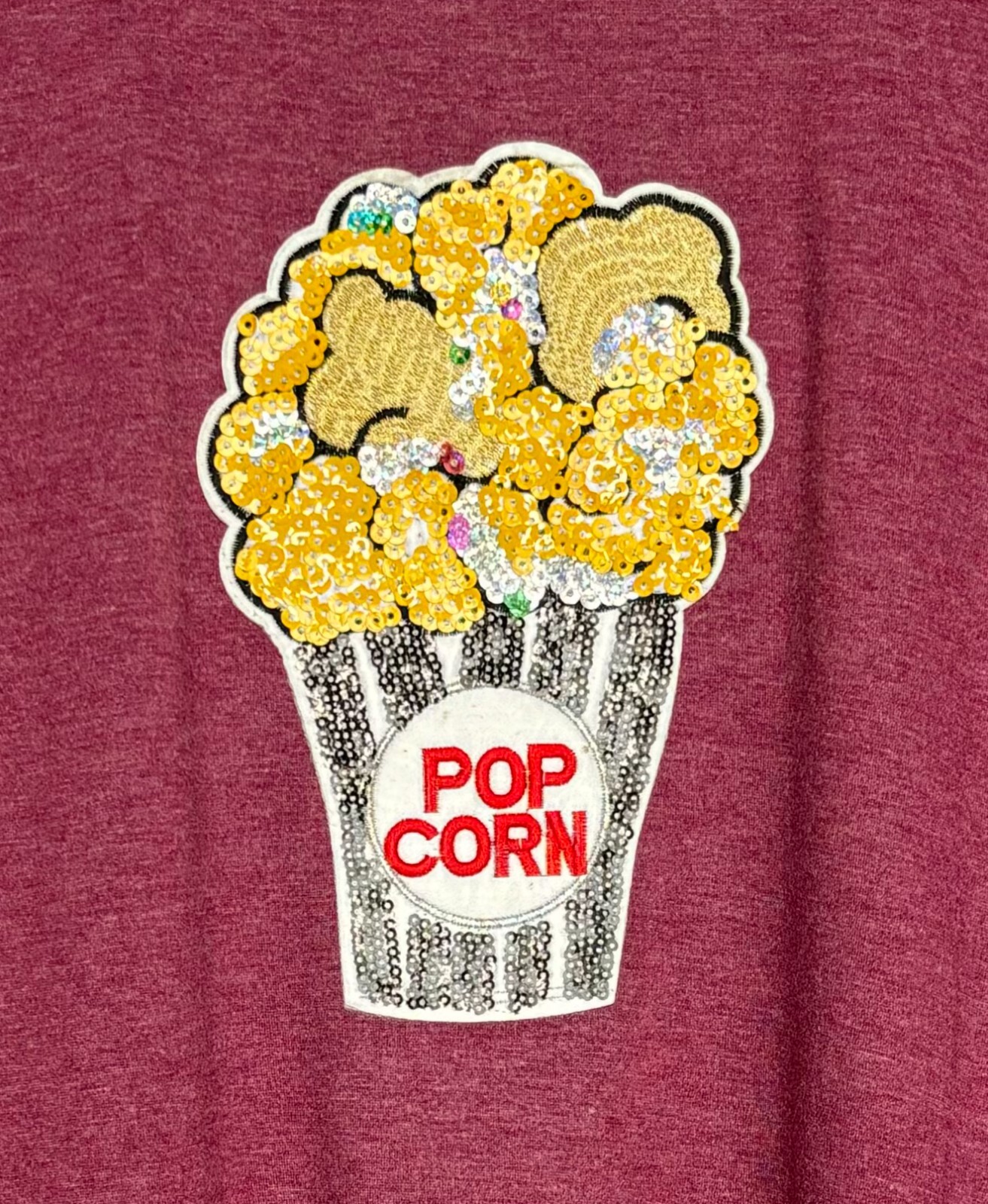 Soft Sweatshirt Dress pockets popcorn sequin appliqué eBay