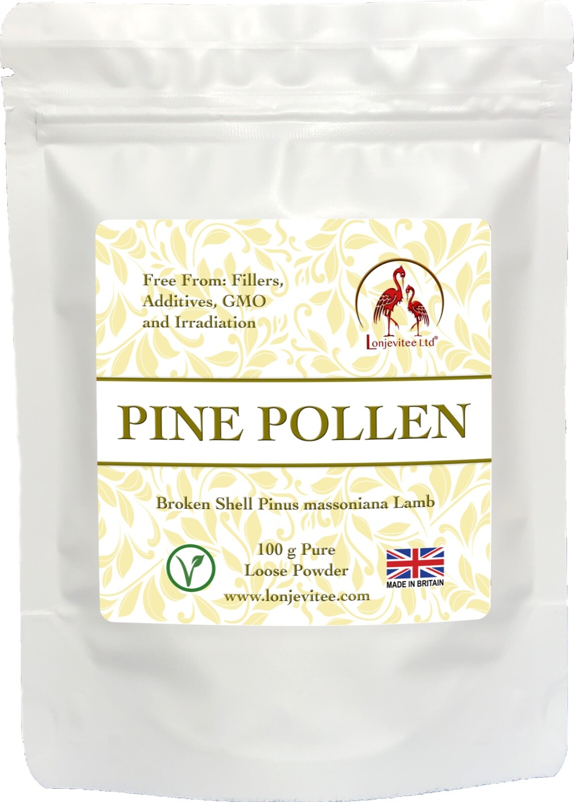 Pine Pollen 100 g pure loose powder