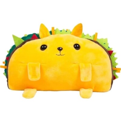 Exploding Kittens- Tacocat 13'' Plush Taco Cat Includes Starter Card Basic Fun