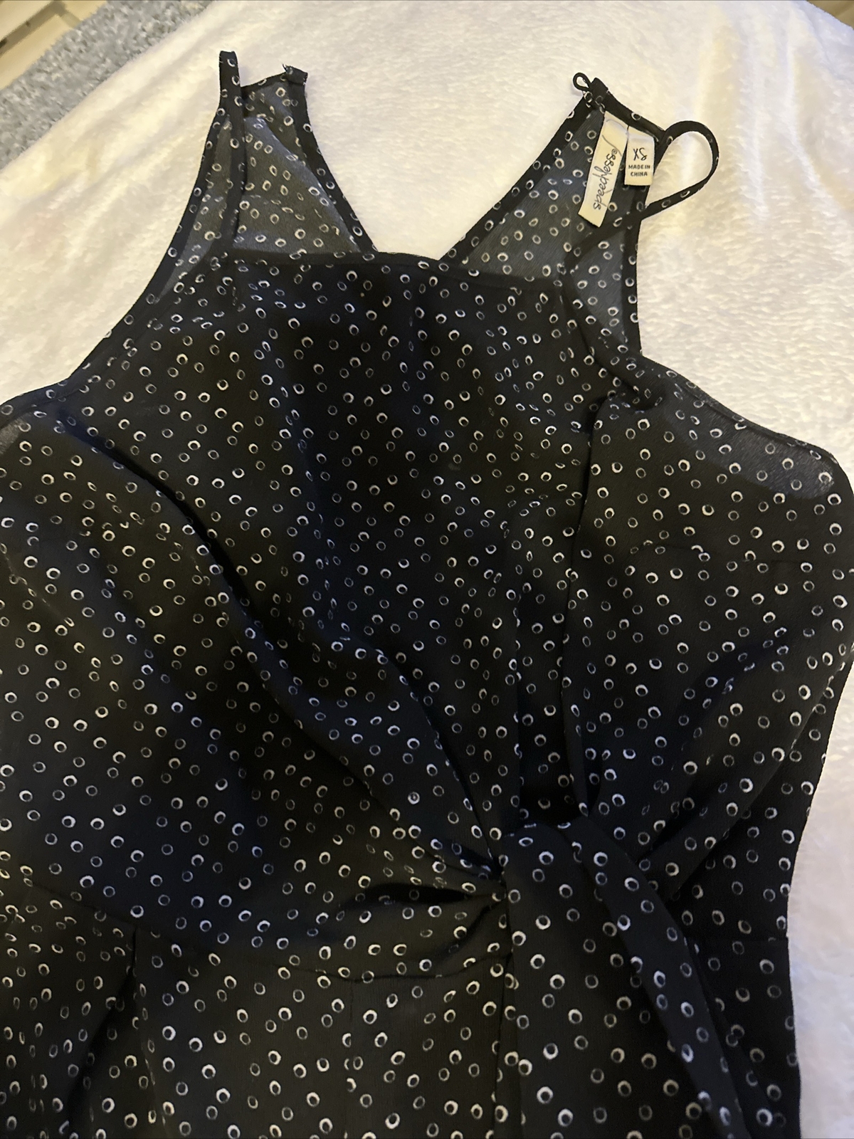 Speechless Extra Small Jumpers Spaghetti Straps B… - image 2