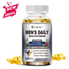 MultiVitamin 120 Capsules Women & Men Multivitamin Multimineral Daily Supplement